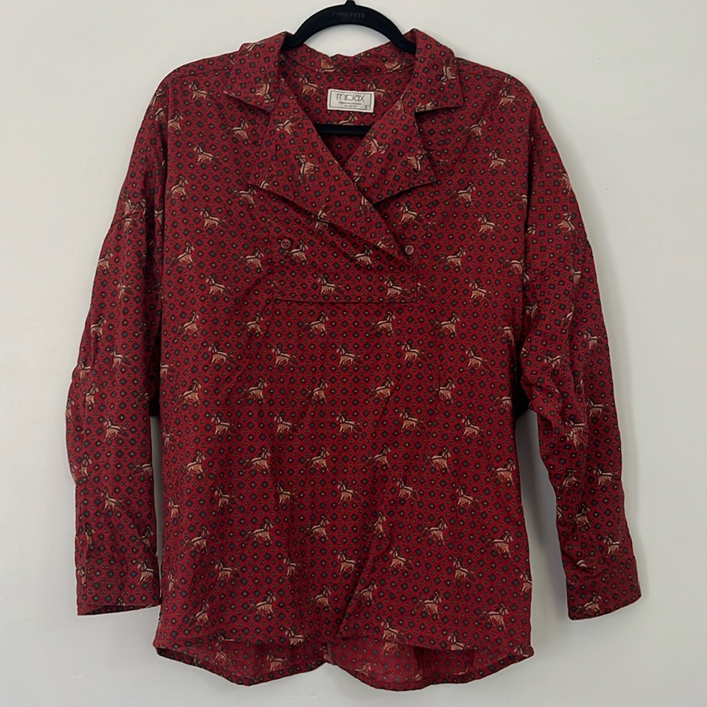 Vintage Mr. Jax Equestrian Western Shirt